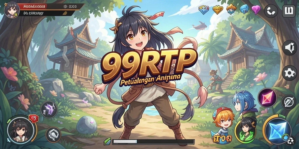 Tampilan gameplay 99RTP yang menakjubkan dan penuh warna.