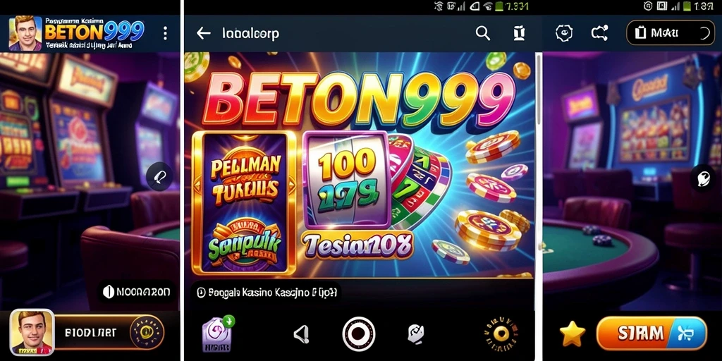 Screenshot gameplay Kasino BETON999 menunjukkan antarmuka yang memikat dan permainan yang mengasyikkan.