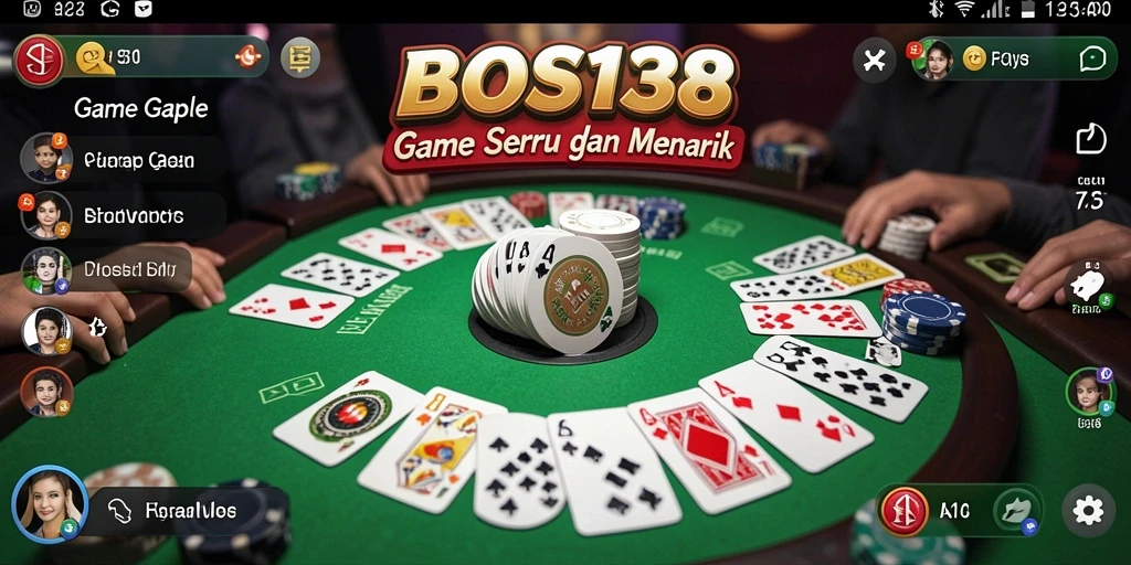 Tampilan gameplay Gaple yang seru dan interaktif.