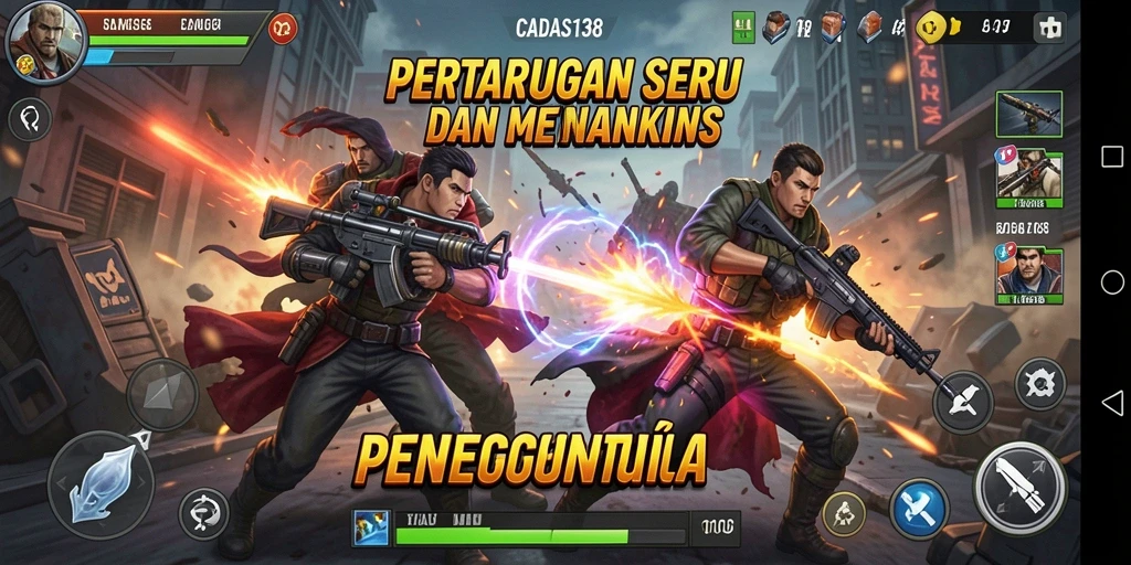 Tampilan gameplay CADAS138 yang menarik dan intens.