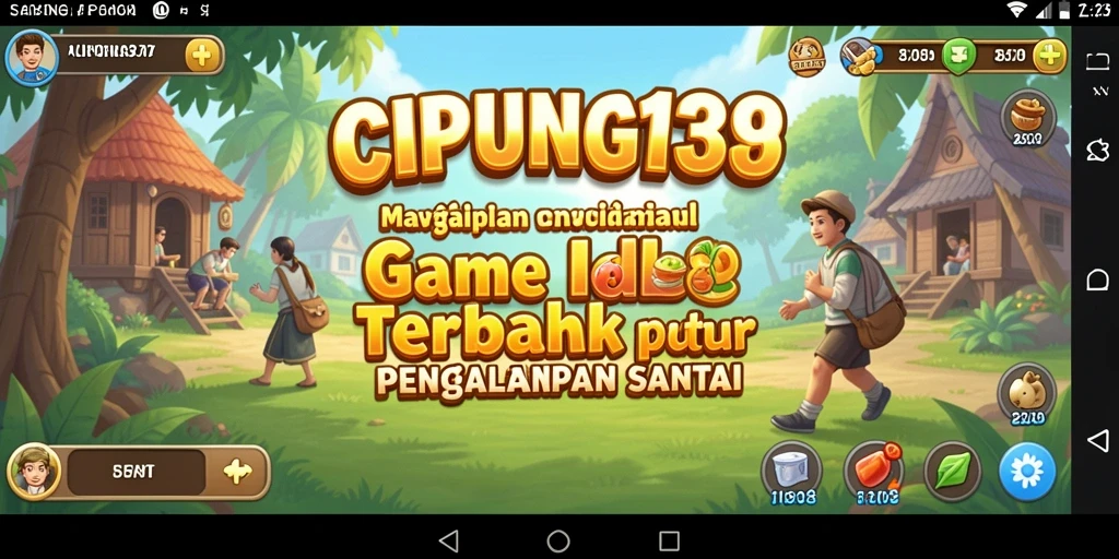 Screenshot gameplay CIPUNG138 menunjukkan karakter dalam aksi Idle.