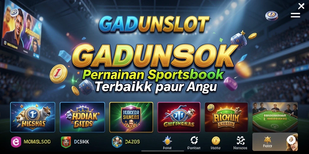 Tampilan antarmuka GADUNSLOT saat melakukan taruhan olahraga.