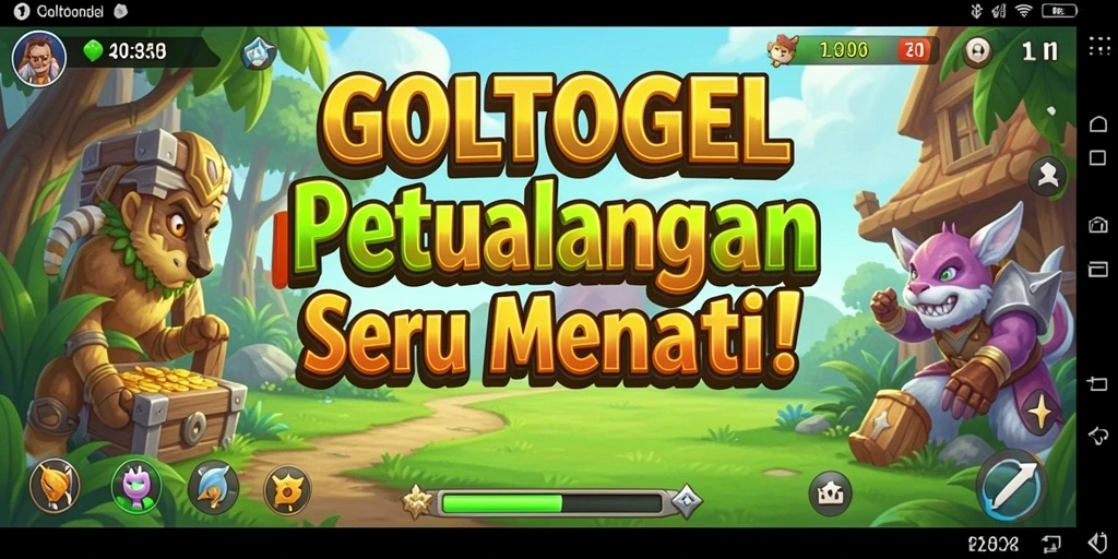 Tampilan menakjubkan dalam gameplay petualangan GOLTOGEL.