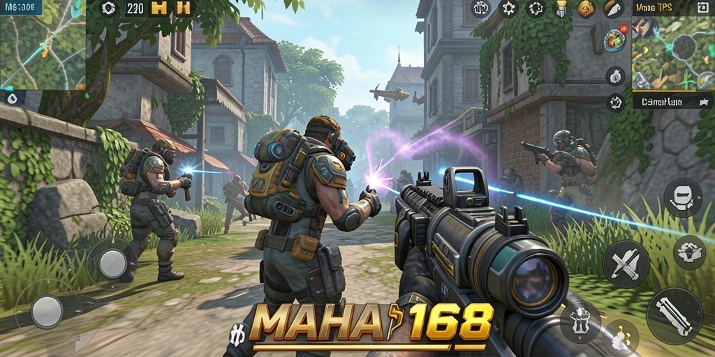 Tampilan seru dari gameplay MAHA168 yang mendebarkan.