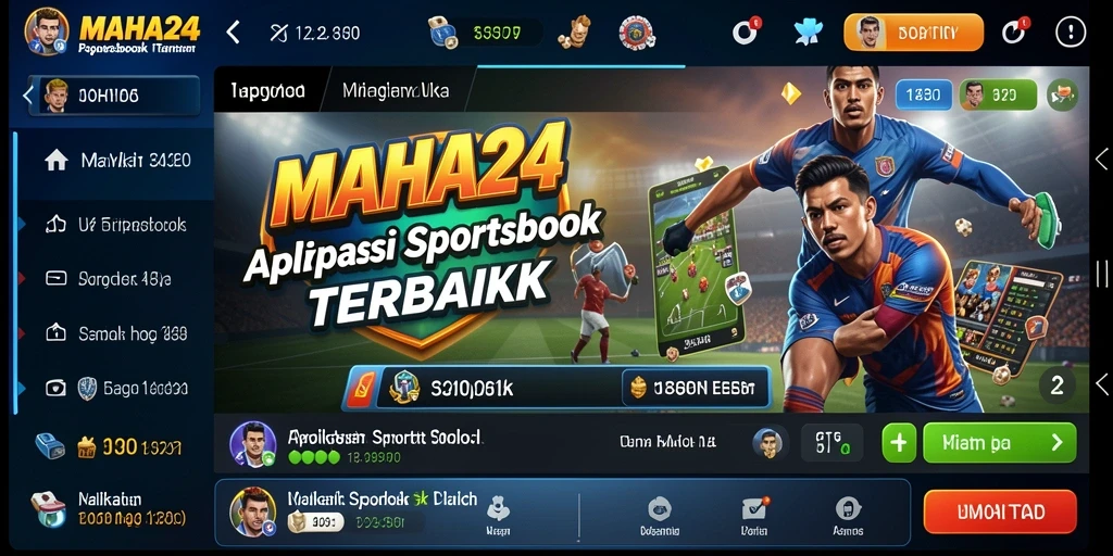 Tampilan menarik saat bermain MAHA24 dalam taruhan Sportsbook.