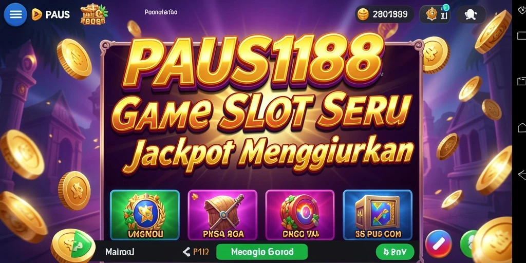 Screenshot PAUS188 menampilkan gameplay Slot yang mengasyikkan dan visual yang memukau.