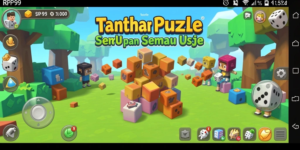 Tampilan gameplay seru di RP99, tantangan puzzle menunggu untuk dipecahkan.