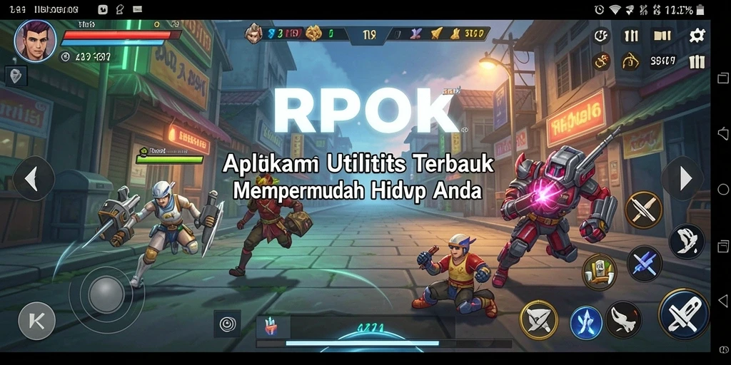 Tampilan antarmuka RPOK yang bersih dan fungsional.