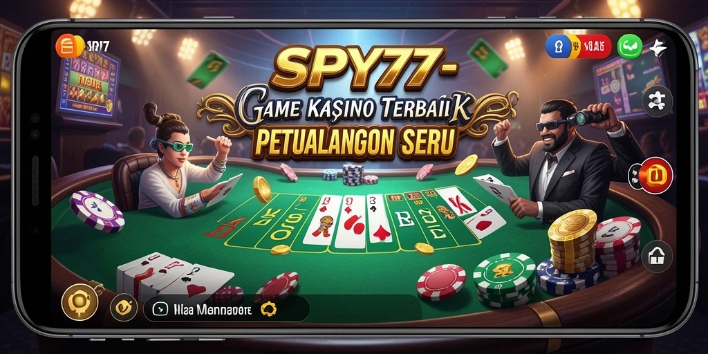 Gameplay Kasino yang seru dan menegangkan di SPY77.