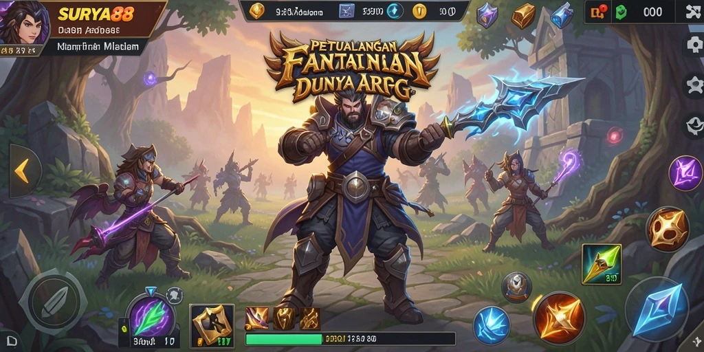 Gameplay epik dalam dunia fantasi SURYA88.