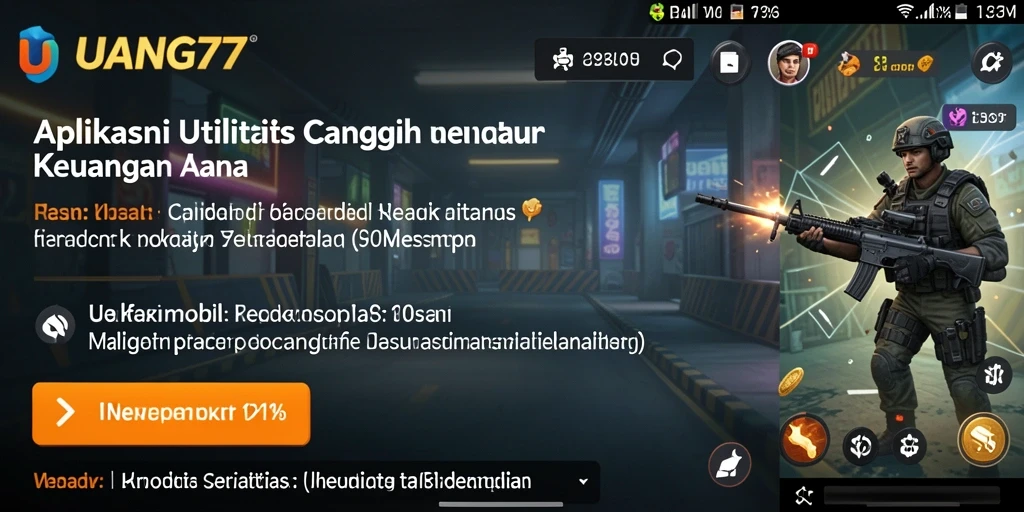 Tampilan utama UANG77 dengan fitur pengelolaan keuangan interaktif.